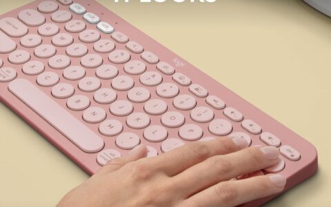 Logitech 罗技 Pebble Keys 2 K380s 多设备蓝牙无线键盘特卖+包邮！3色可选