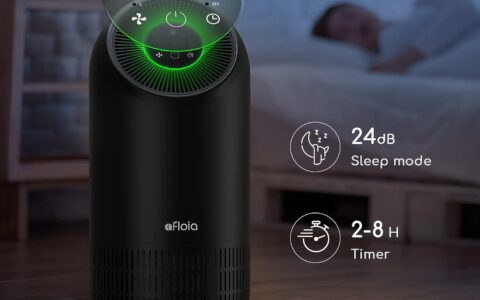 历史最低价！Afloia H13 True Hepa 3级过滤 低噪音 空气净化器特卖+包邮！每小时过滤4次空气