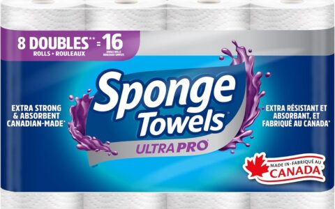 历史低价！SpongeTowels UltraPRO  8大卷 超强吸水 厨房纸 特卖！厨房好帮手！