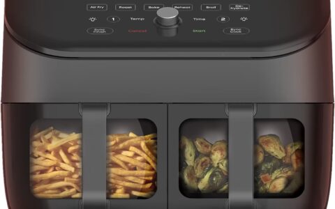 历史最低价！限量特卖！Instant Pot Vortex Plus 8夸脱 8合一多功能空气炸锅/烤箱合体机特卖+包邮！独立双炸篮
