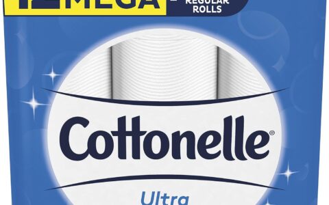 Cottonelle  超洁超柔强力双层卫生纸特卖！12卷=48卷