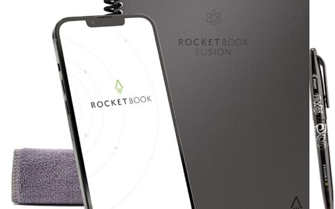 Rocketbook Fusion 智能可重复使用笔记本特卖+包邮！赠送专用笔和擦拭布！多色可选！