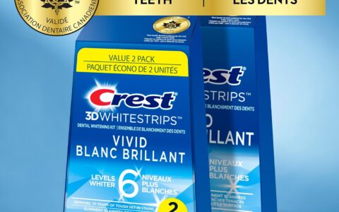 历史低价！Crest 佳洁士 3D 专业美白牙贴 2盒装特卖+包邮！安全方便，去除多年顽固牙渍