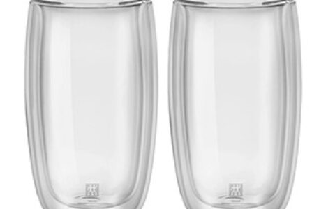 超低价！Zwilling 双立人 Sorrento 双层隔热保温咖啡杯/玻璃杯 350ml X 2件套装特卖+包邮！