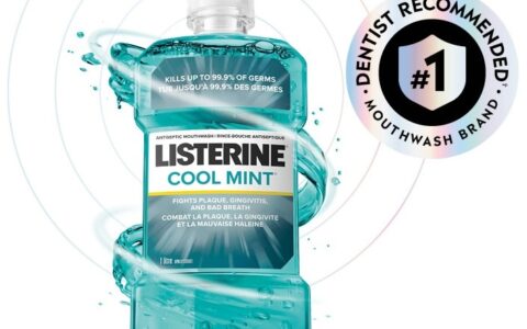 Listerine 李施德林  24小时长效杀菌 除口臭 漱口水（1升装）特卖！3种口味可选