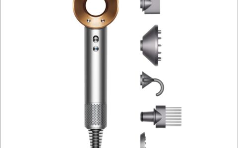 历史最低价！Dyson 戴森 Supersonic 金色款 无叶吹风机套装特卖+包邮！