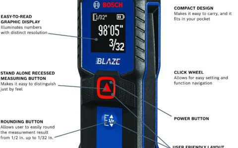 Bosch 博世 GLM100-23 100英尺 激光测距仪特卖+包邮！