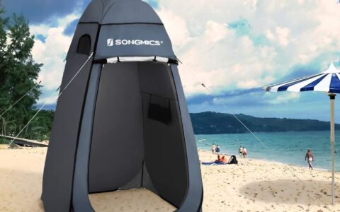 SONGMICS 弹出式便携私密帐篷/厕所/更衣淋浴棚/钓鱼篷 特卖+包邮！原价69.99