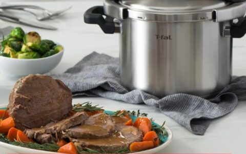 T-fal Clipso 6升 不锈钢压力锅特卖+包邮！炖肉好帮手！原价129.99