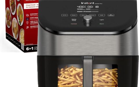 历史低价！Instant Pot Vortex Plus 6夸脱 多功能空气炸锅/烤箱合体机特卖+包邮！除异味、触摸屏