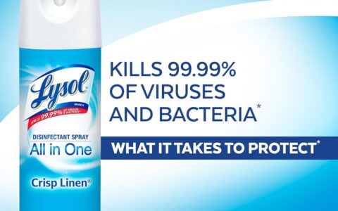 Lysol 衣物消毒剂、消毒湿巾、消毒喷雾、多用途清洁剂、洁厕灵等折上折特卖，消毒杀菌利器！