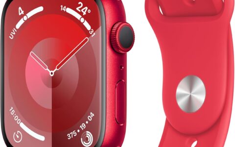 历史低价！Apple Watch Series 9（GPS 45mm/41mm）智能手表特卖+包邮！多色可选！