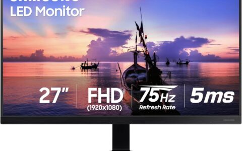 历史低价！Samsung 三星 LS27T350FHNXZA 27英寸LED护眼显示器特卖+包邮！