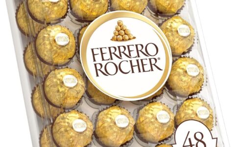 Ferrero Rocher 费列罗 榛子牛奶巧克力礼盒装（48粒 600g）特卖！