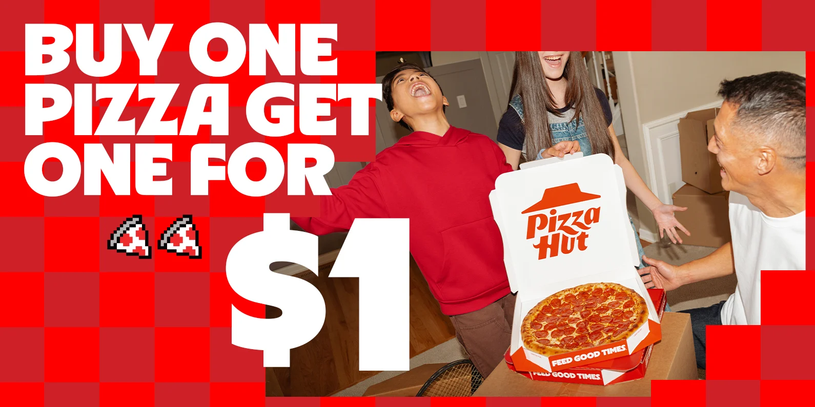 Pizza Hut 必胜客 限时特惠： 第二个披萨<img decoding=