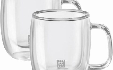 Zwilling 双立人 Sorrento Plus  双层隔热 浓缩咖啡玻璃杯 2件套（80毫升）特卖！原价34.99