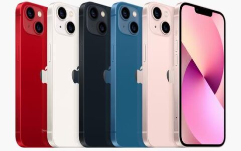 Apple 苹果 iPhone 13  6.1英寸 解锁版 手机特卖+包邮！512GB,  5色可选！