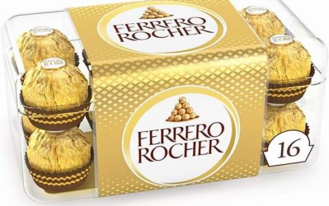 费列罗 Ferrero Rocher 经典巧克力礼盒（16粒）特卖！