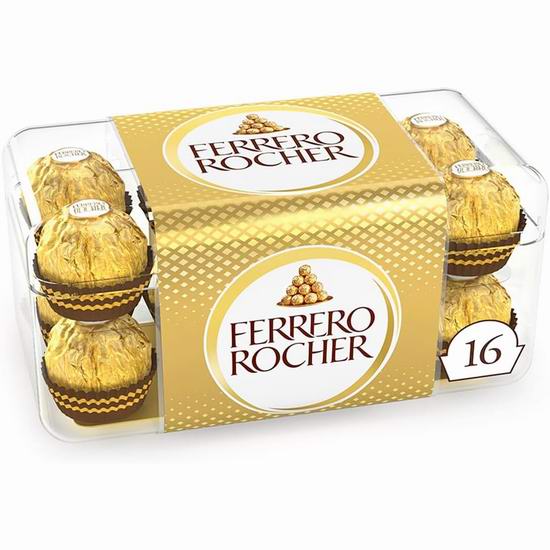 费列罗 Ferrero Rocher 经典巧克力礼盒（16粒）特卖！