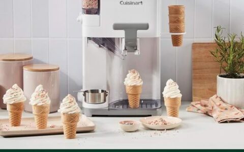 轻松制作健康冰激凌！ Cuisinart 冰淇淋机特卖+包邮！1.5夸脱