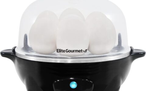 Elite Gourmet 多功能快速煮蛋器特卖！无BPA，自动关闭，可做荷包蛋，煎蛋卷