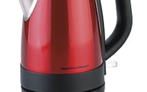 Hamilton Beach 1 L 不锈钢无绳电热水壶特卖+包邮！