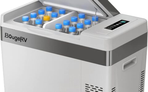 历史低价！BougeRV 12V 便携式30夸脱车载冰箱/冰柜 特卖+包邮！可冷冻