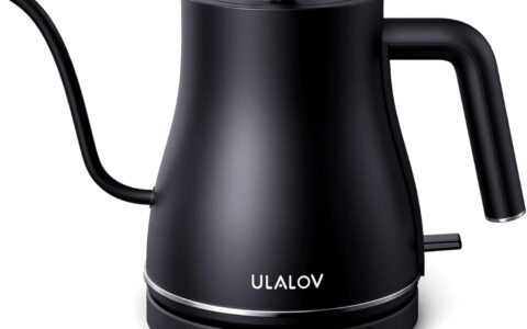 Ulalov 鹅颈不锈钢电热水壶特卖+包邮！自动关闭