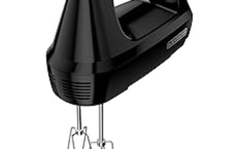 BLACK+DECKER 6速手持搅拌机特卖+包邮！带5个附件和储物盒