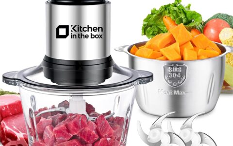 Kitchen in the Box 电动肉磨机和食品处理器/切碎机特卖+包邮！升级全铜电机，配2个碗