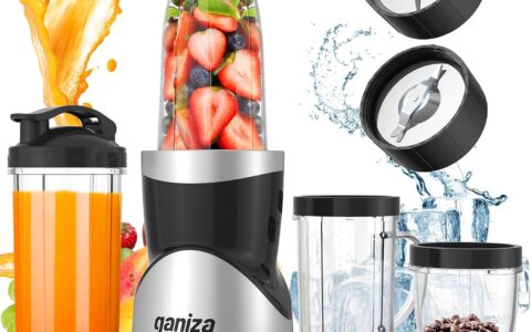Ganiza 冰沙搅拌机/研磨机15合一套装特卖+包邮！可打坚果，香料，咖啡豆