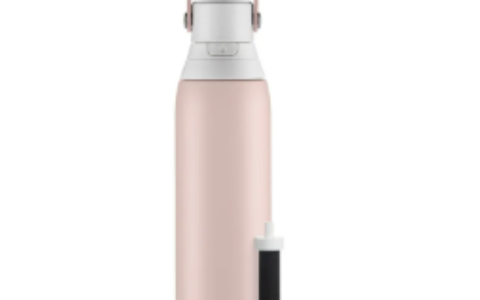 历史最低价！Brita 带过滤器 26 Oz  (769 ml) 不锈钢水瓶/双层保温瓶特卖！超美嫩粉色，随时随地喝到过滤洁净水