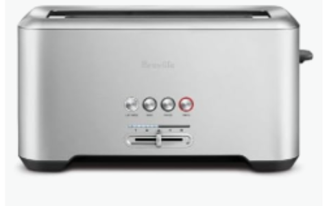 Breville A Bit More 超宽4 片不锈钢烤面包机特卖+包邮！