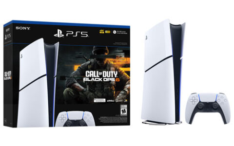 PlayStation  5 超薄游戏主机 +《使命召唤：黑色行动 6》捆绑包  特卖+包邮！