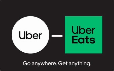 Uber & Uber Eats 100加元电子礼品卡限时8.5折！