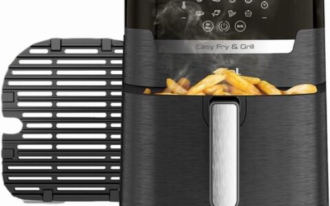 历史低价！T-Fal  Easy Fry 4.2升 二合一烧烤空气炸锅特卖+包邮！