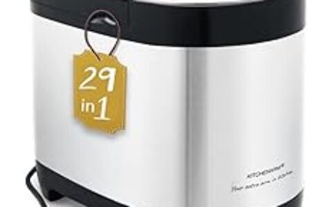 历史低价！KITCHENARM 29合1 智能不锈钢面包机特卖+包邮！轻松自制新鲜健康的面包