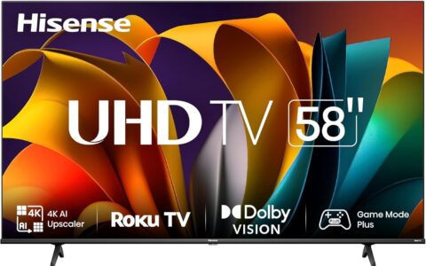 历史低价！Hisense 海信 超高清 4K UHD HDR Roku智能电视特卖+包邮！58英寸