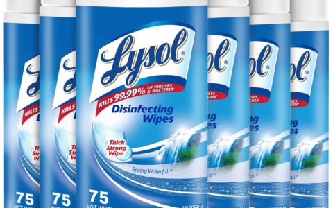 Lysol 消毒湿巾6桶超值装（每桶75张）特卖！多种香气可选