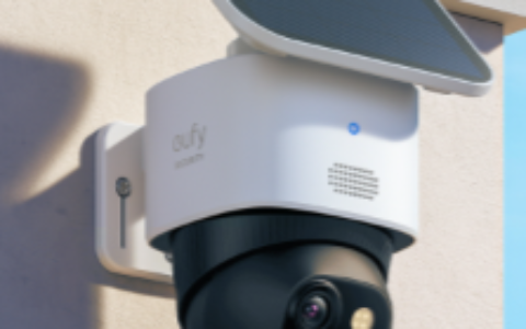 历史最低价！eufy Security SoloCam S340  无线户外太阳能安防摄像头 特卖+包邮！双摄像头，360°监控无盲点，无月费