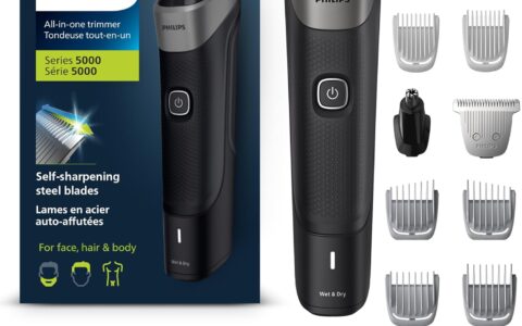 Philips 飞利浦 5000系列 男士 无绳 干湿两用 多功能美容套装特卖+包邮！理发/剃须/除体毛一机搞定