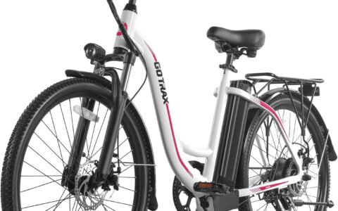 Gotrax EBE6 26英寸 500W 电动山地自行车特卖+包邮！电池可拆卸，2色可选！