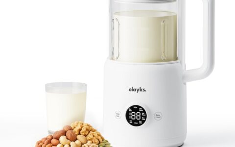 Olayks  600毫升 20盎司 多功能全自动 坚果奶机/豆浆机特卖+包邮！带延迟启动/煮沸/自清洁功能
