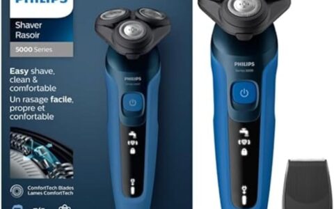 历史低价！Philips 飞利浦 5000系列 S5466/17 干湿两用电动剃须刀特卖+包邮！带修剪器，保护盖