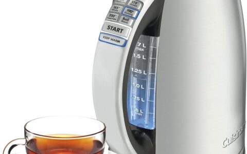 历史低价！Cuisinart PerfecTemp  CPK-17C 1.7升 可编程精准温控电热水壶特卖+包邮！原价129.99