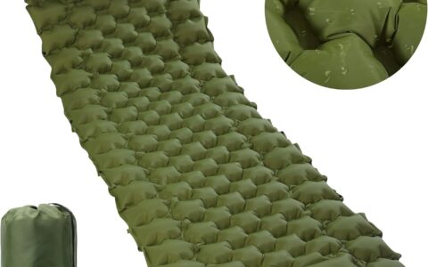 限量特卖！TurnWay 超轻防水 脚踏式充气垫/睡垫/露营垫特卖！内置枕头