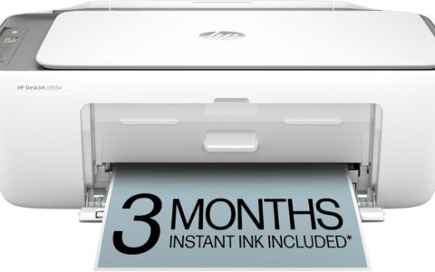 HP 惠普 DeskJet 2855e 无线一体打印机特卖+包邮！打印/扫描/复印，送3个月墨盒！