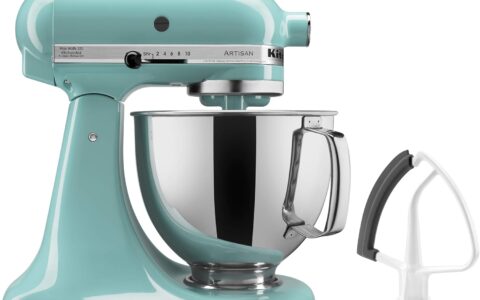 KitchenAid Artisan系列 5夸脱 多功能搅拌机/厨师机 + 搅拌桨套装特卖+包邮！2色可选！