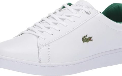 历史低价！Lacoste 法国鳄鱼 Hydez 时尚舒适 女式真皮小白鞋/运动鞋特卖+包邮！4款 多码可选！