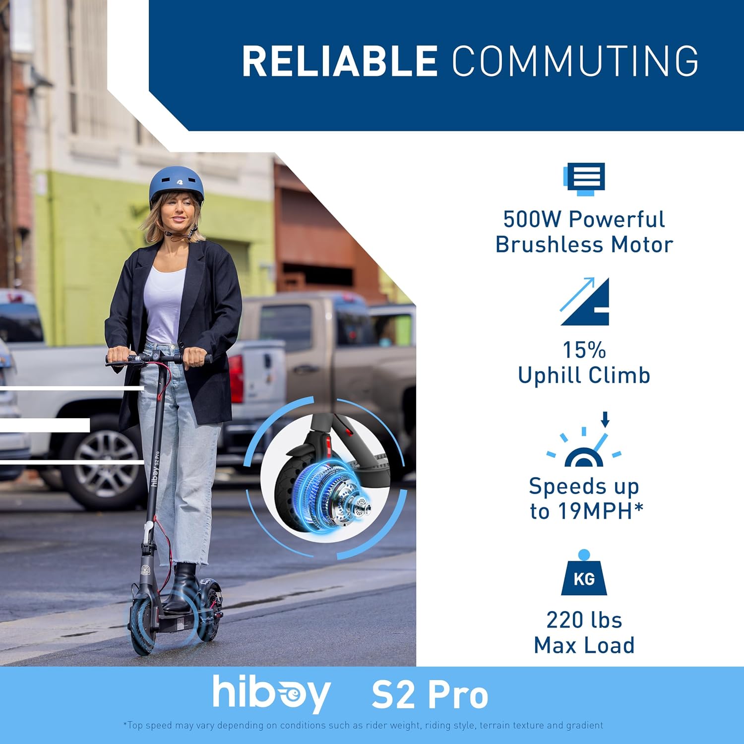 历史低价!Hiboy S2 Pro/X300 可折叠成人电动滑板车/代步车特卖+包邮!500W电机 10英寸轮胎